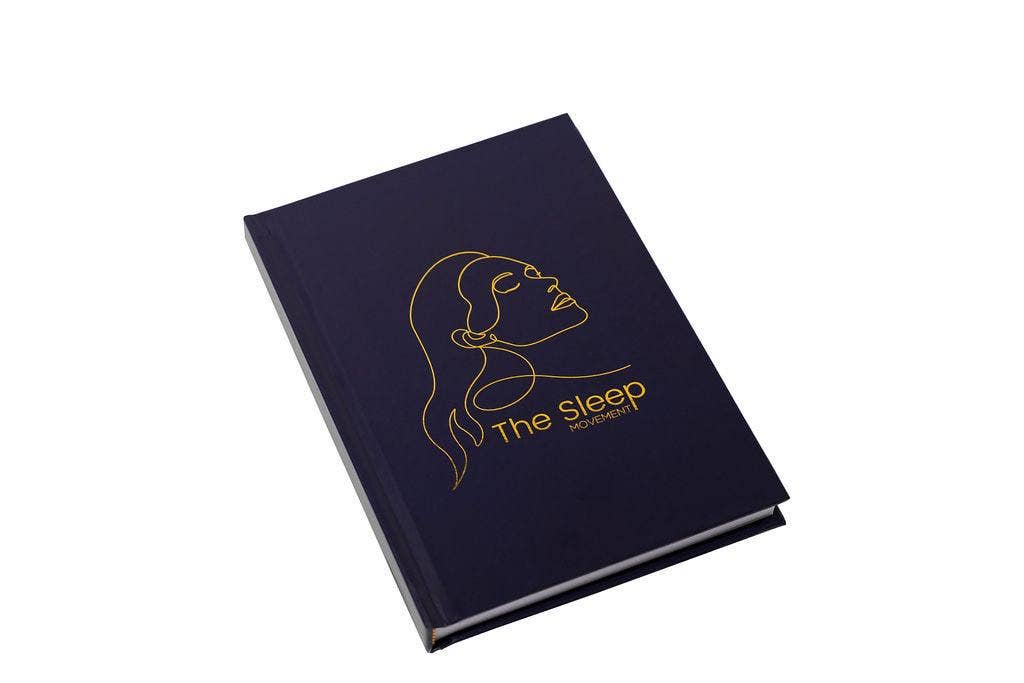 Minimal wellness journal for improving sleep routine