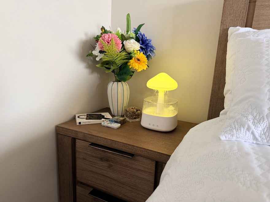 Hush Cloud Sleep & Relaxation Set - Sound Machine & Ambient Light for Better Sleep