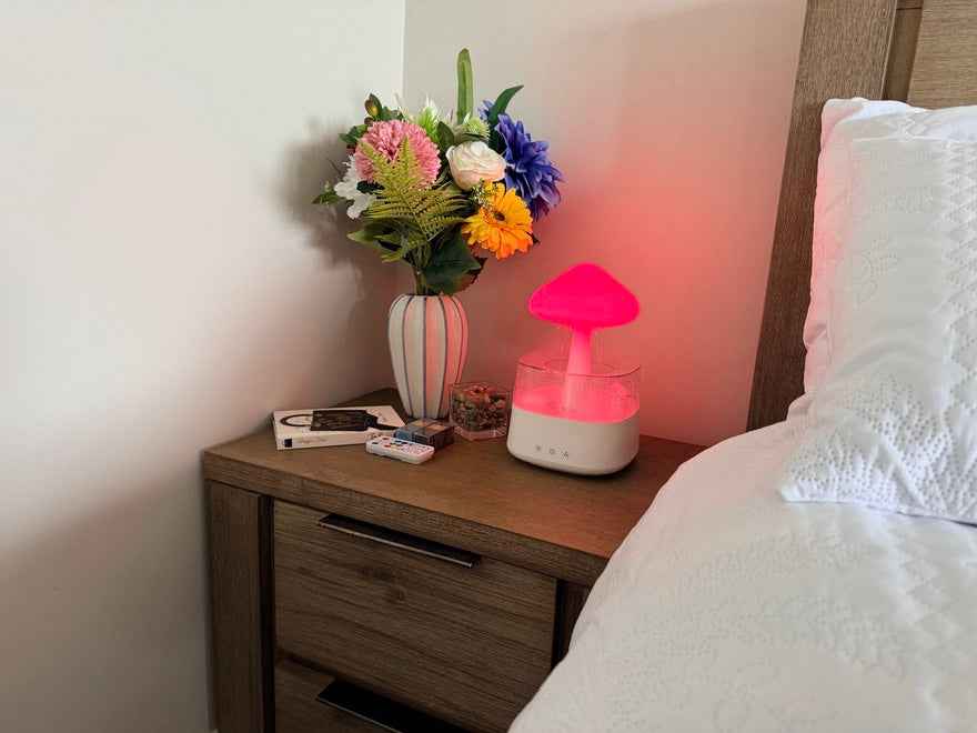 Hush Cloud Sleep & Relaxation Set - Sound Machine & Ambient Light for Better Sleep