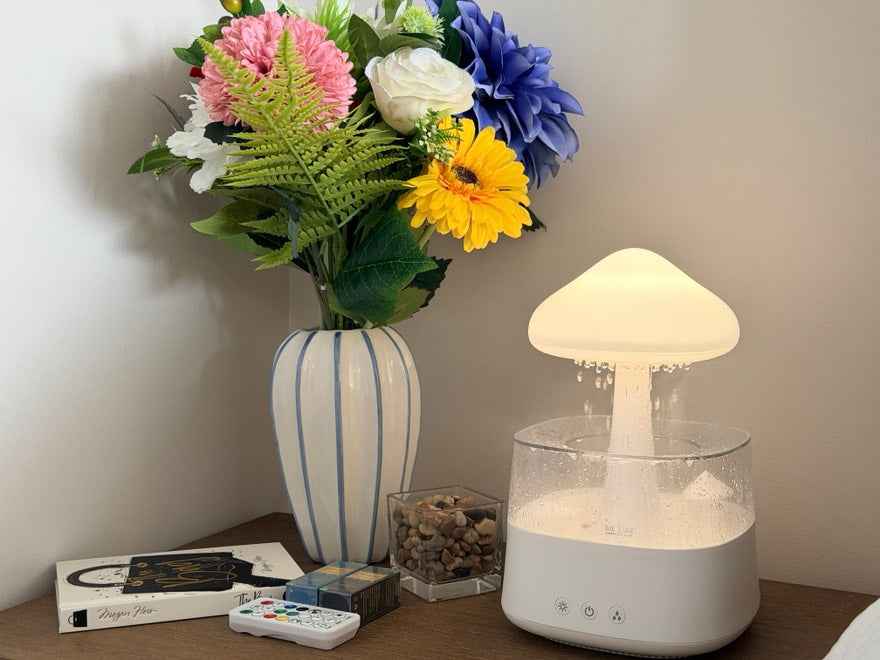 Hush Cloud Sleep & Relaxation Set - Sound Machine & Ambient Light for Better Sleep